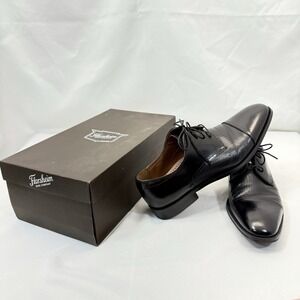 NEW Florsheim Belfast Cap Toe Oxford Mens 11D Black Leather Dress Shoe w/ Box
